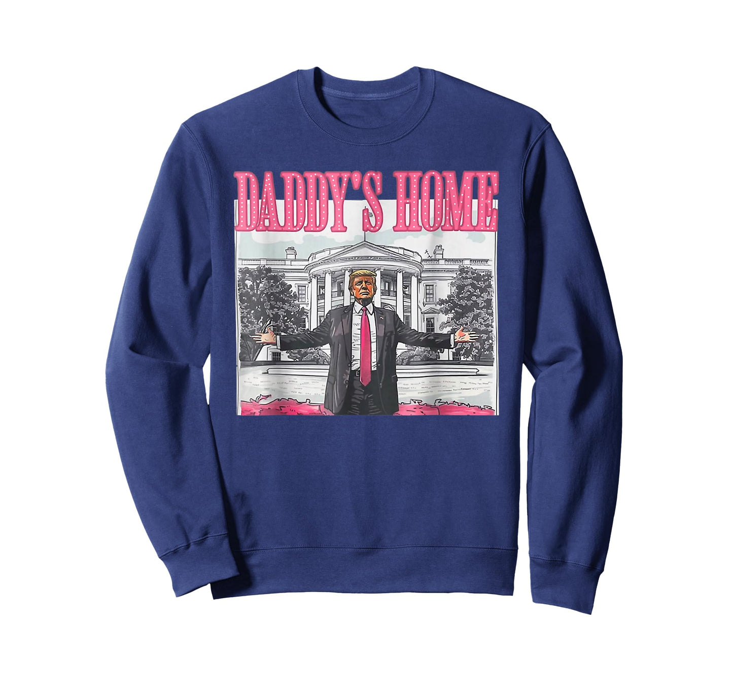 Trump 2024 Take America Back Daddy's Home Trump Pink 2024 T-Shirt