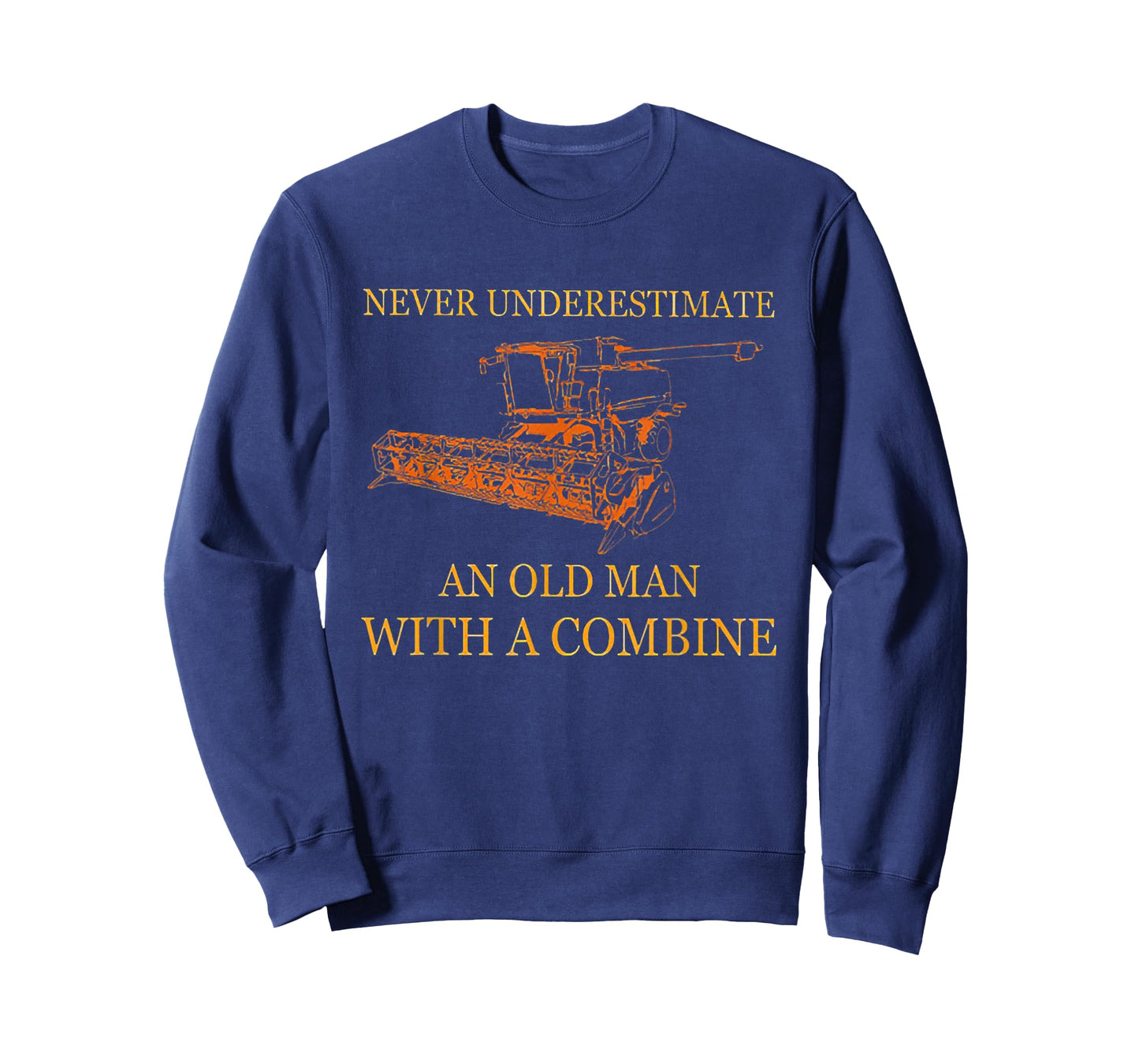 Never Underestimate an Old Man with A Combine T-Shirt
