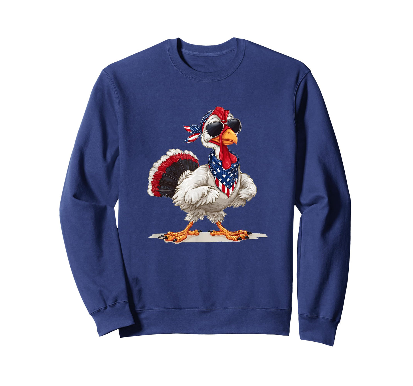 Cartoon Turkey Thanksgiving Look for Cool Sunglasses Fans T-Shirt