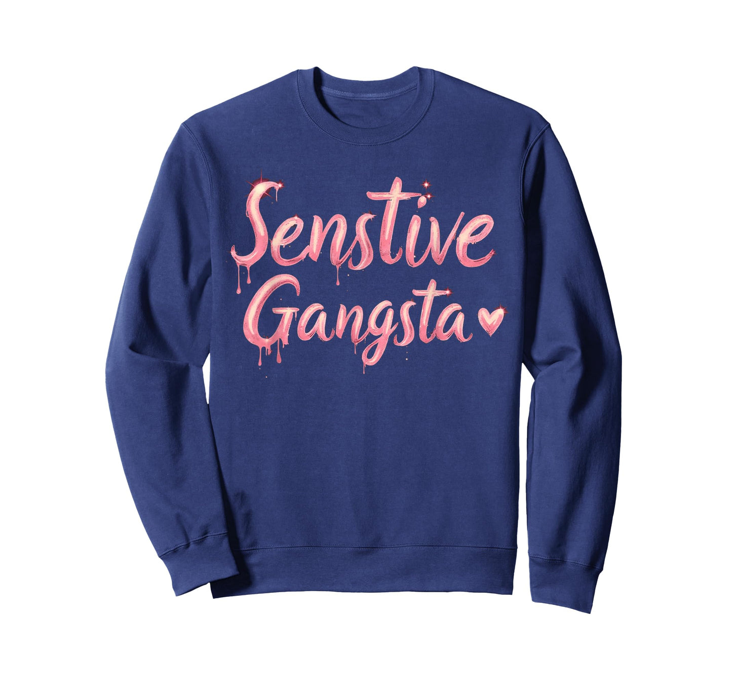 Sensitive Gangsta Retro Vintage I'm Sensetive Gangsta Girls T-Shirt