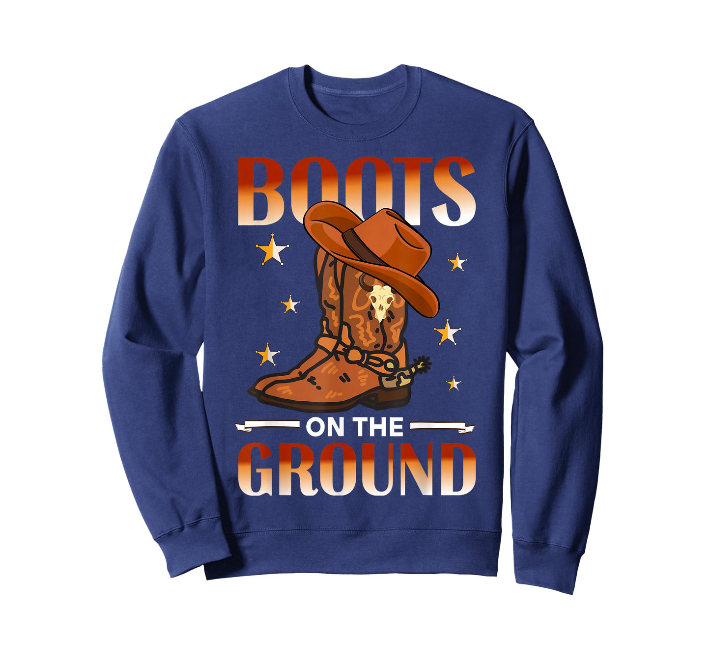 Boots On The Ground Cowboy Country Western T-Shirt