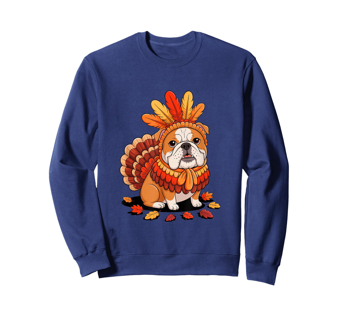 Thanksgiving Turkey English Bulldog T-Shirt