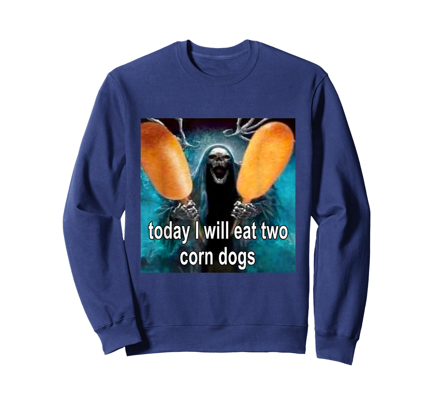 Today I Will Eat Two Corn Dogs Meme T-Shirt