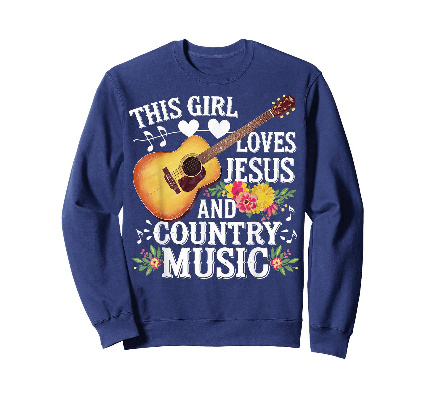 This Girl Loves Jesus And Country Music T-Shirt