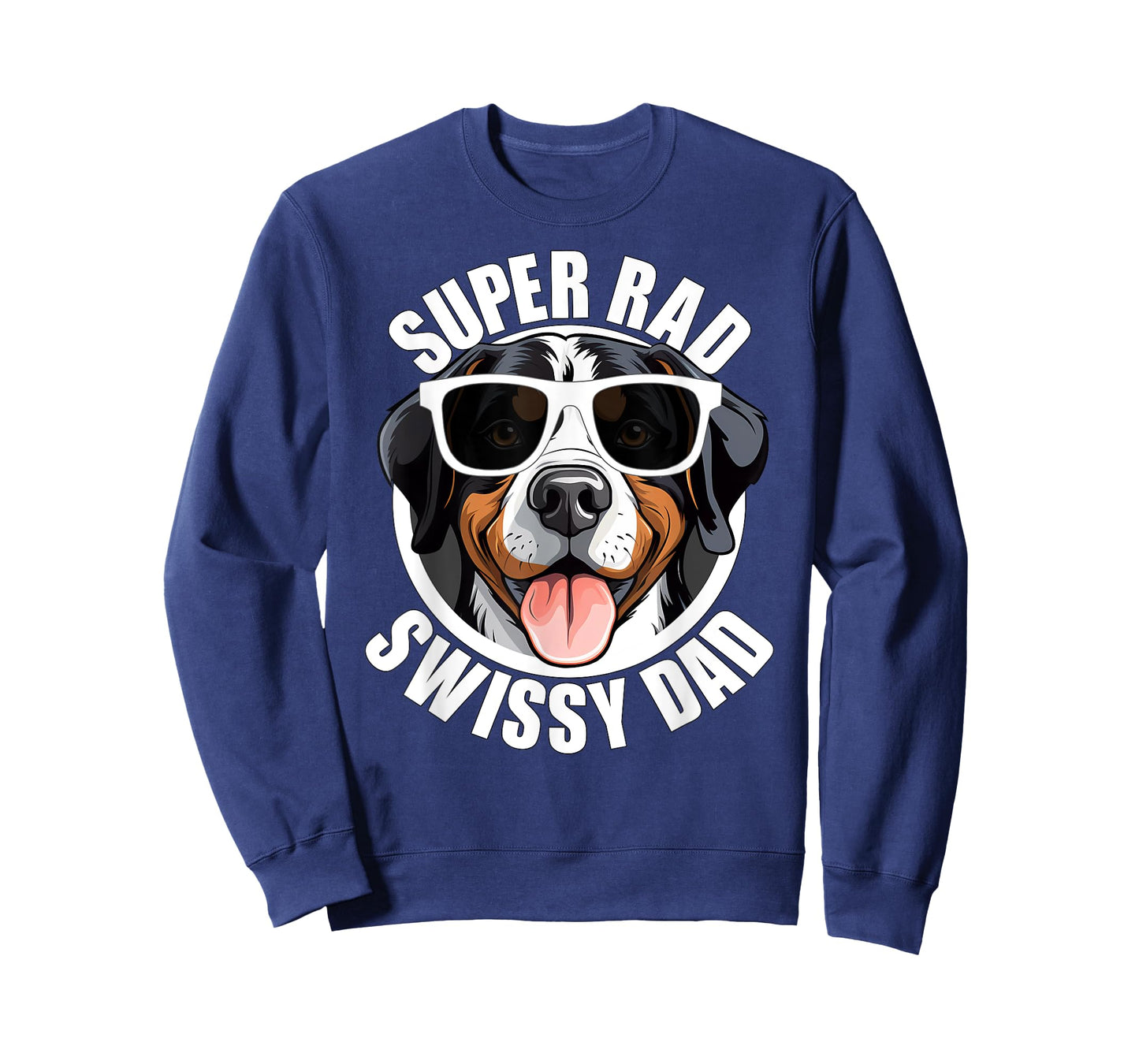 Greater Swiss Mountain Dog Swissy Dad Cute Puppy Father Men T-Shirt