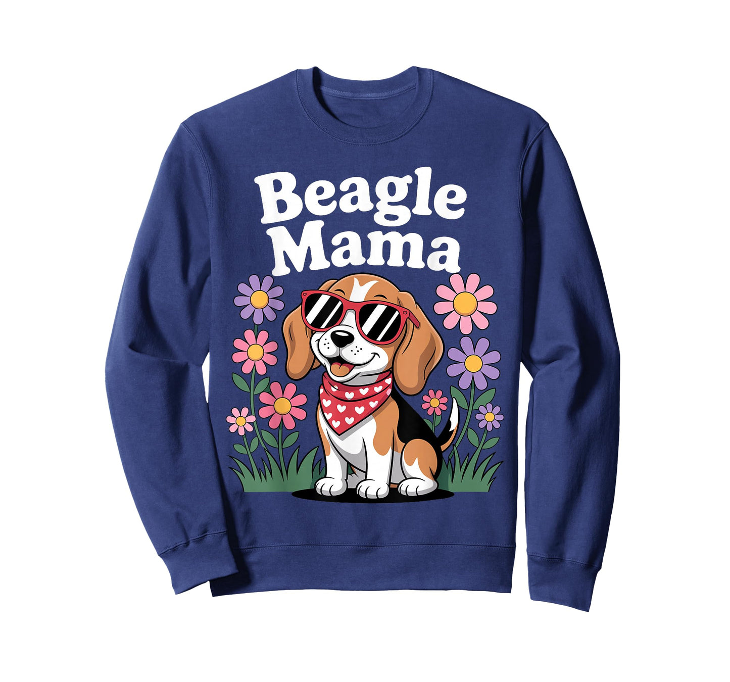 Funny Beagle Art for Women Girls Mom Beagle Dog Lover Beagle T-Shirt