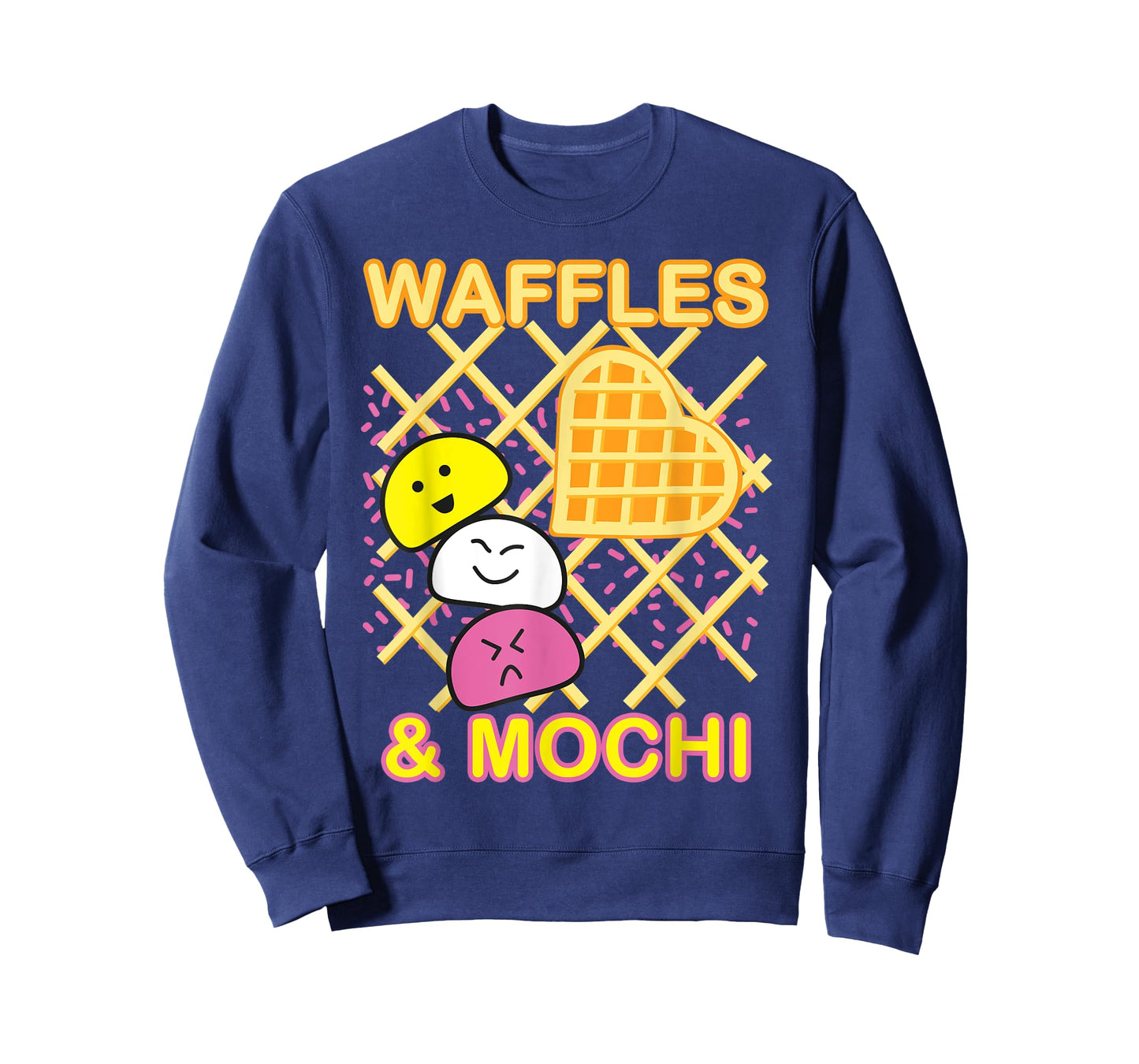MOCHI and WAFFLES Cute Kawaii Japanese Ice cream Retro 90s Men Women Kids T-Shirt
