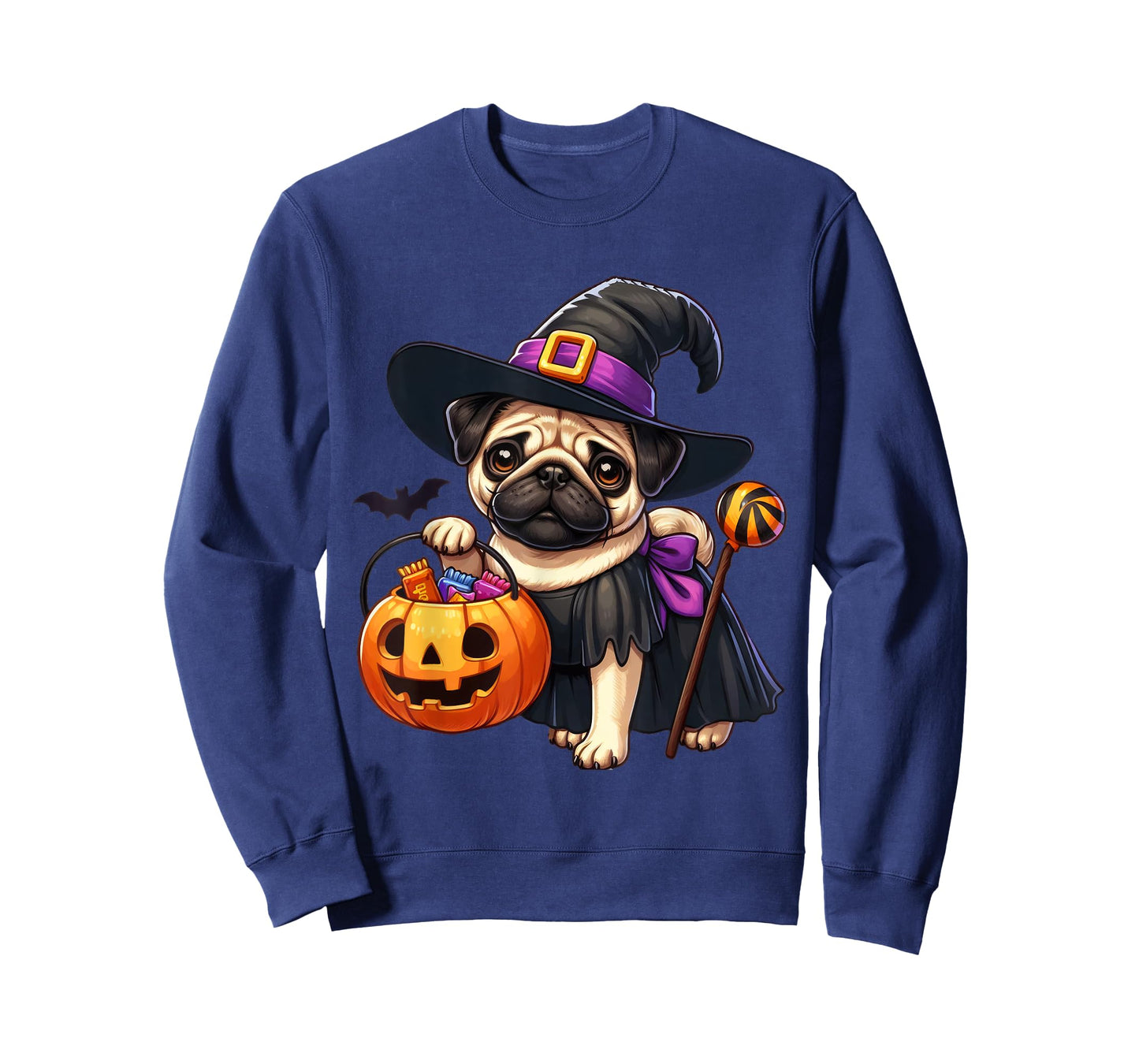 Pug Halloween Costume Witches For Lover Dog T-Shirt