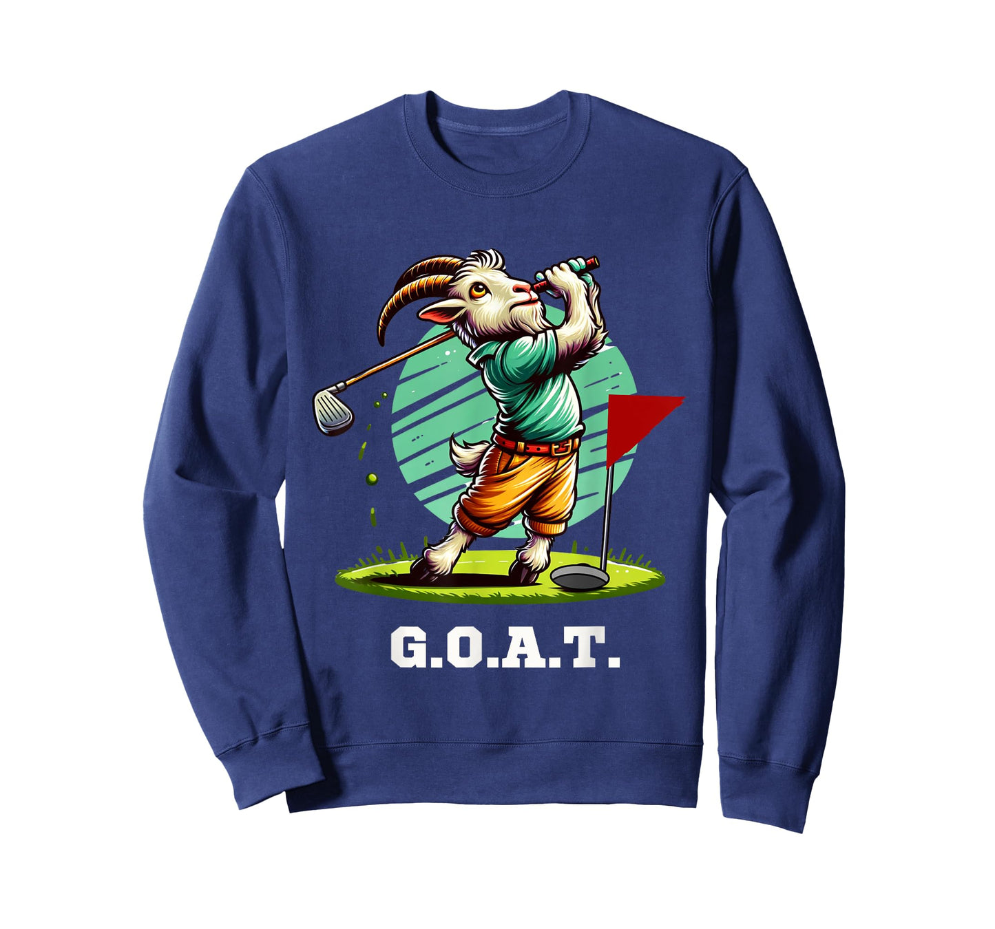 G.O.A.T. Goat Golfer Golfing Golf Funny T-Shirt
