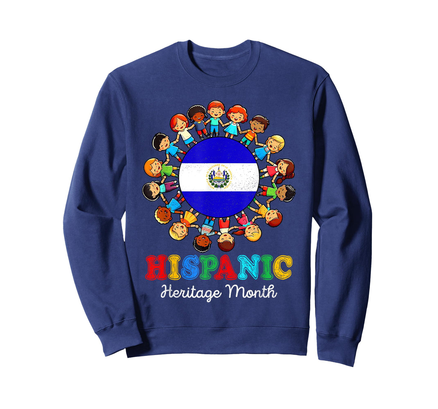 Hispanic Heritage Month El Salvador for Kid Boy Girl Toddler T-Shirt