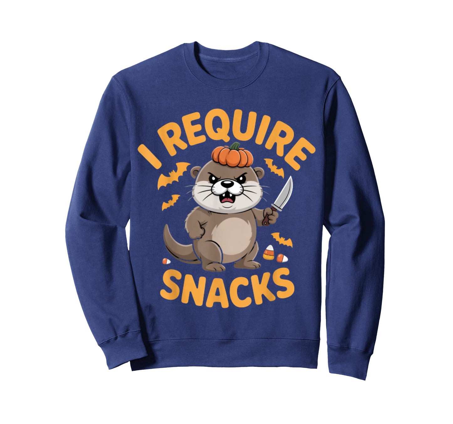 I Require Snacks Angry Capybara Halloween T-Shirt