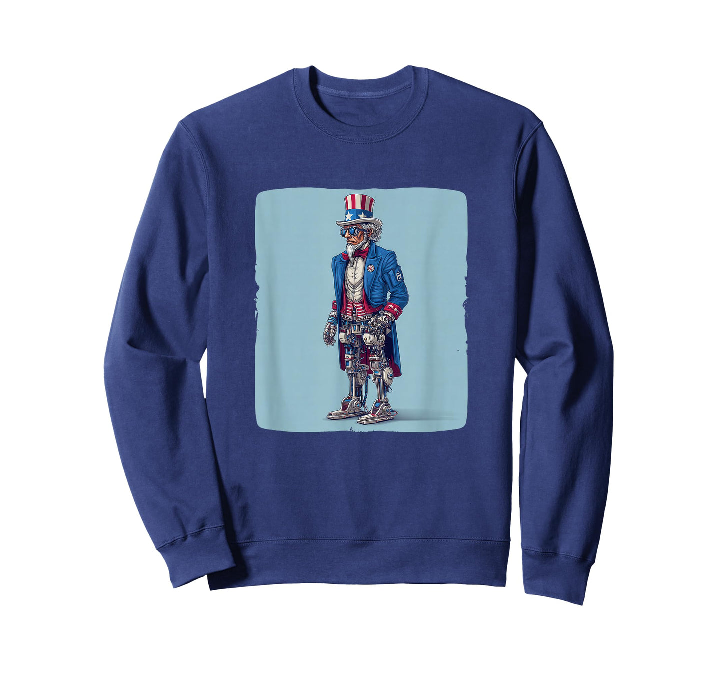Nice Robot Sam Costume in AI US Colors Look T-Shirt