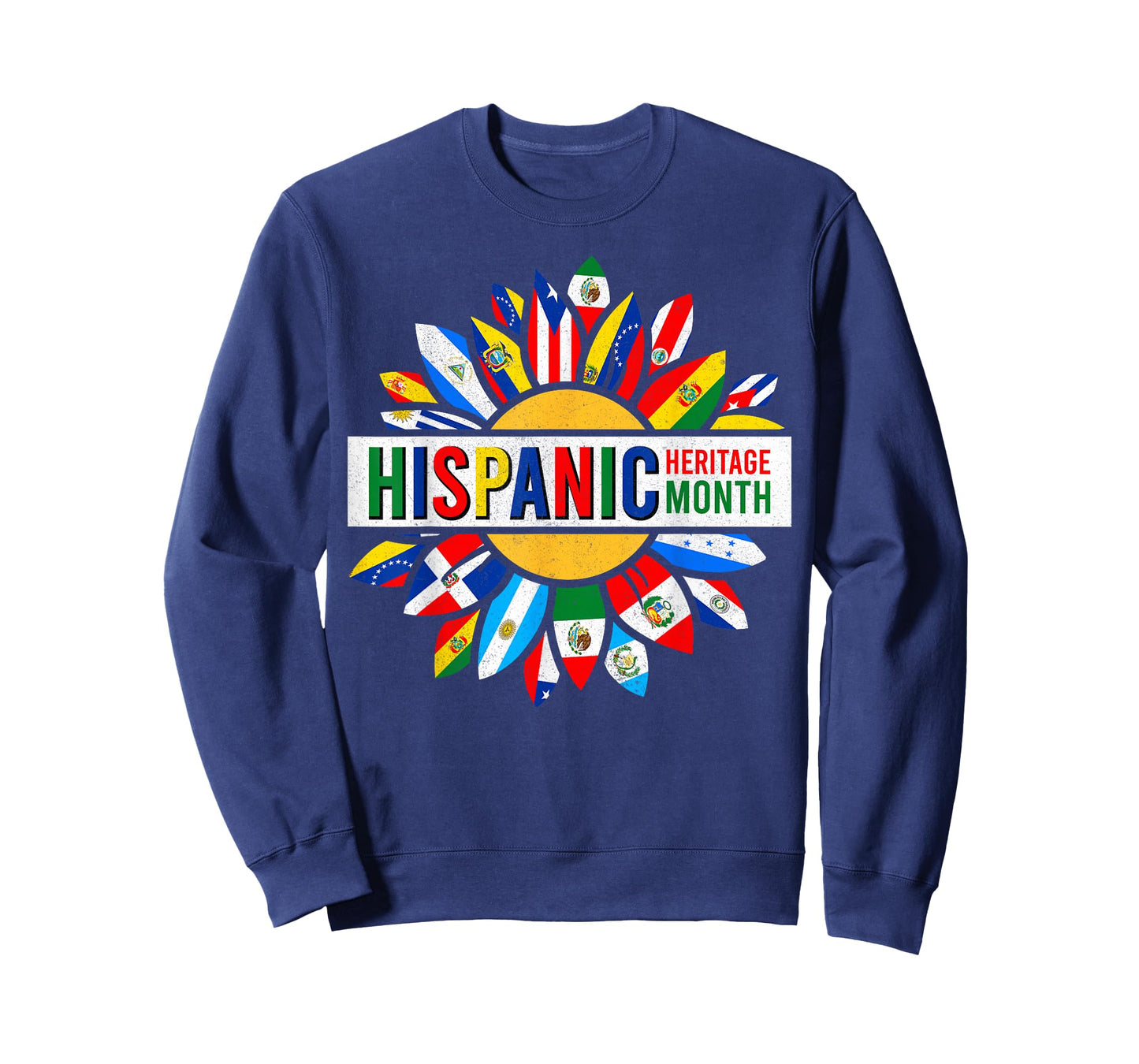 Hispanic Heritage Month Latino Countries Flags T-Shirt