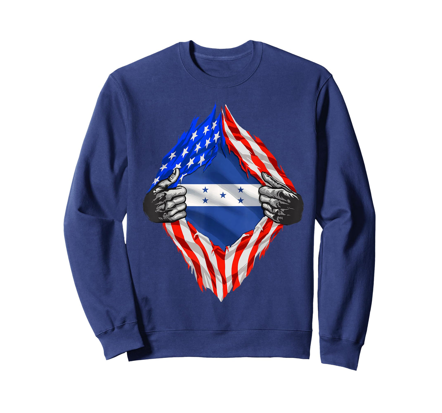 Honduras American Shirt Half USA Honduran Flag Roots Citizen T-Shirt