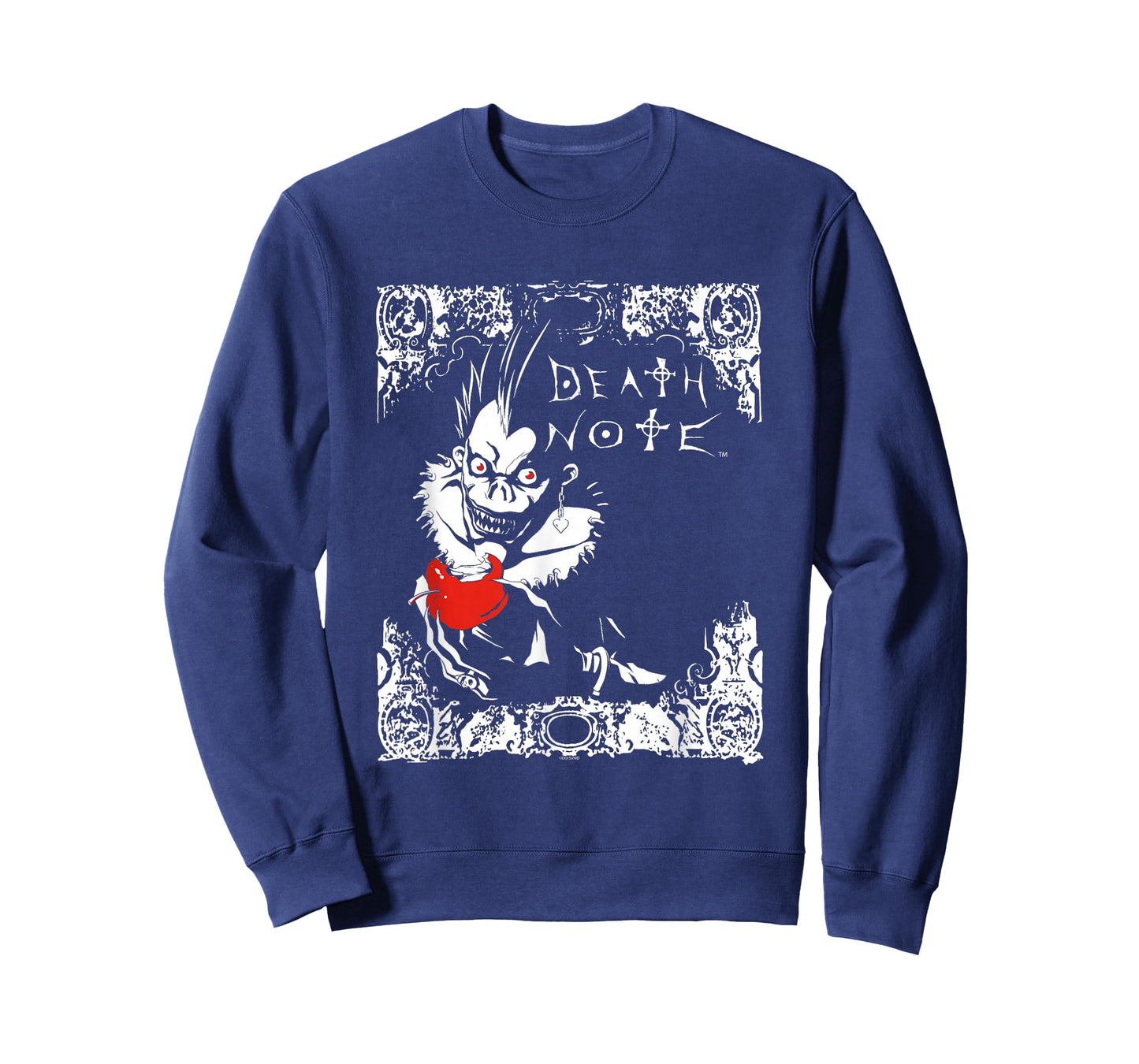 Death Note Ryuk Apple and Logo Filigree Anime T-Shirt