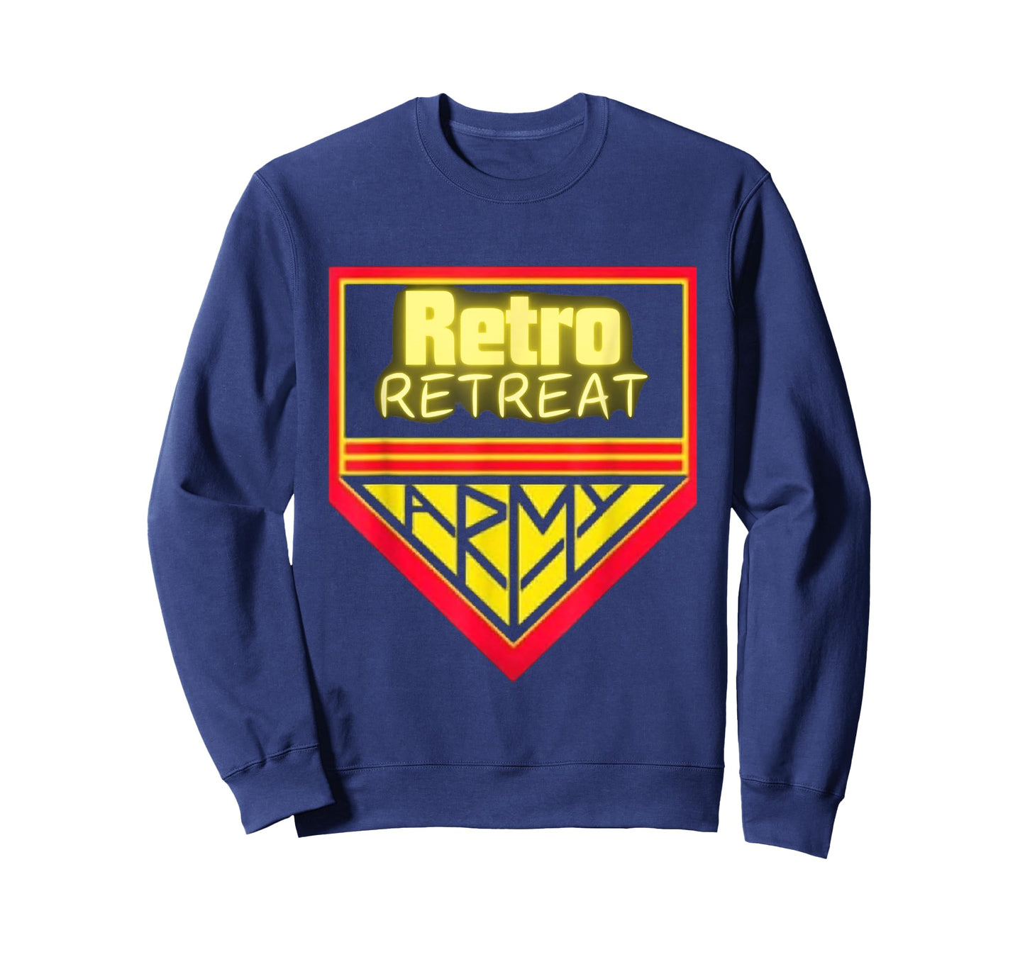 Join the Retro Retreat Army – Trendy Graphic Tee T-Shirt