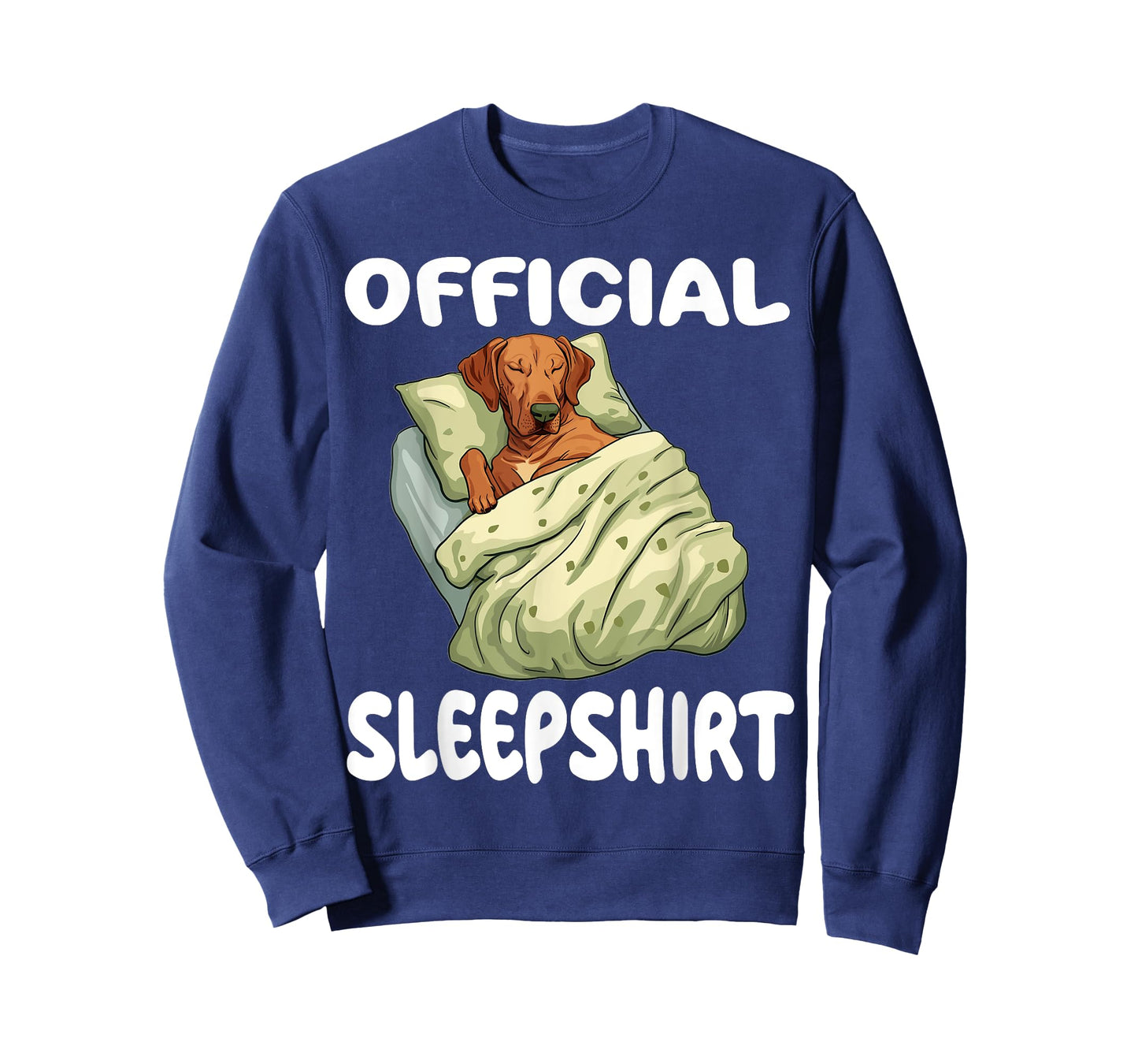 Official Sleep Pajamas Nightgown Sleepwear Co. Rhodesian Ridgeback Dog Graphic Unisex-Adults T-Shirt
