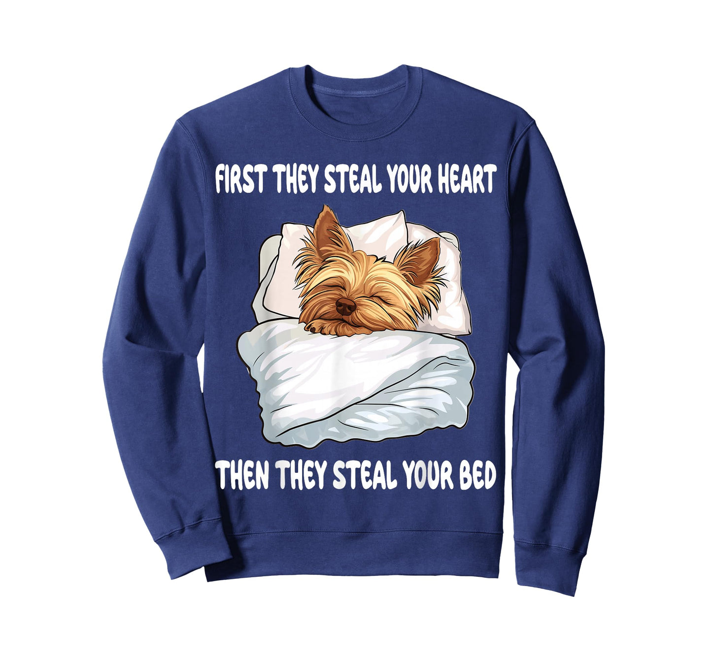 Yorkshire Terrier Yorkie Sleeping Pajamas Nightgown T-Shirt