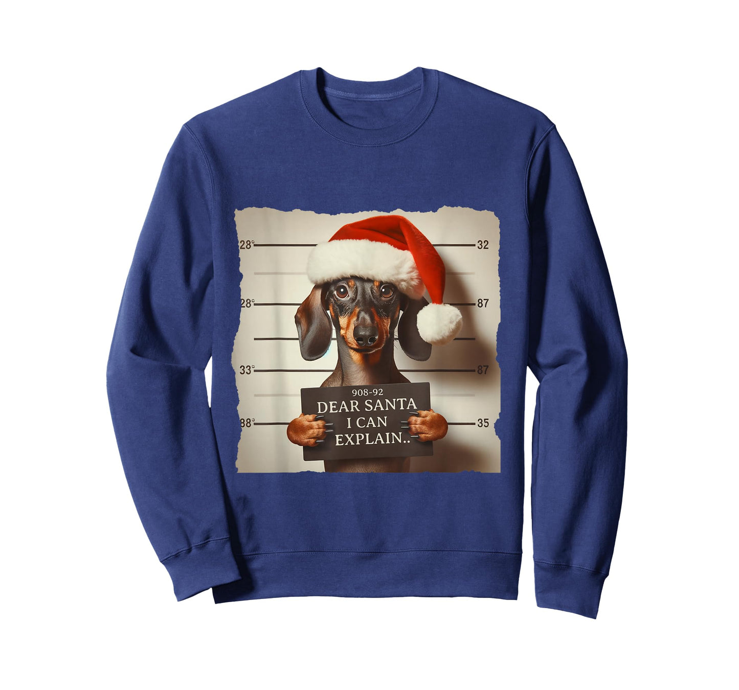 Funny Dachshund Christmas Dear Santa I Can Explain Weiner T-Shirt