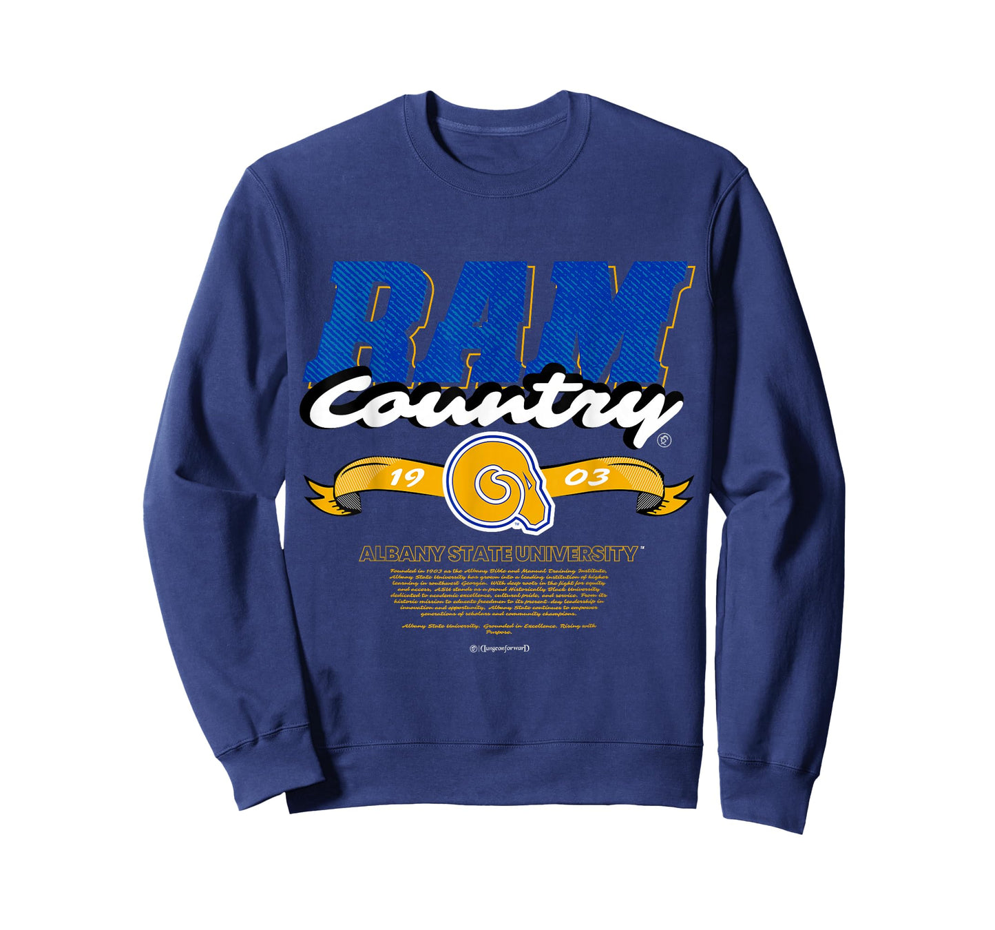 Albany State University - Ram Country - ASU Rams HBCU T-Shirt