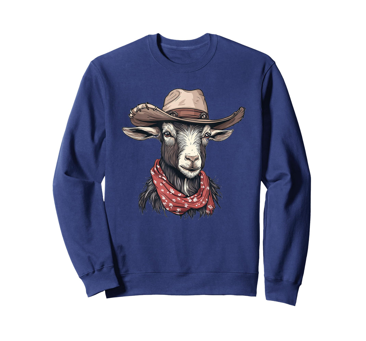 Ranch Goat with Cowboy Hat for Rodeo Goats Lovers T-Shirt