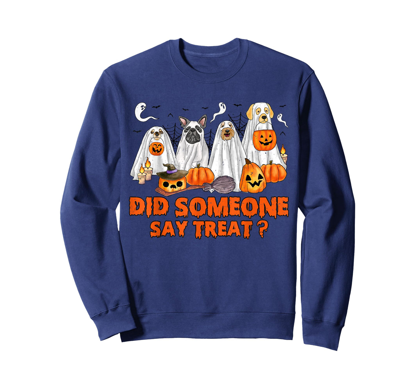 Halloween Ghost Dogs Did Someone Say Treat Ghost Dog Boo T-Shirt