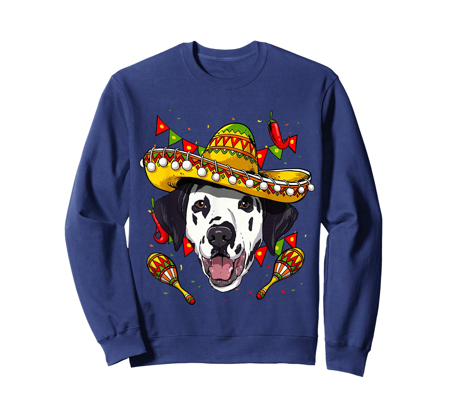 Cinco de Mayo Dalmatian Men Women Kids Sombrero T-Shirt