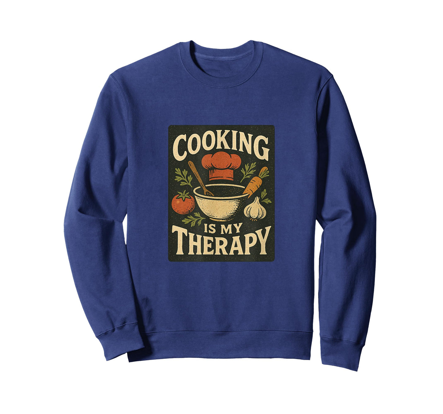 Cooking is My Therapy Colorful Kitchen Art for Food Lovers T-Shirt