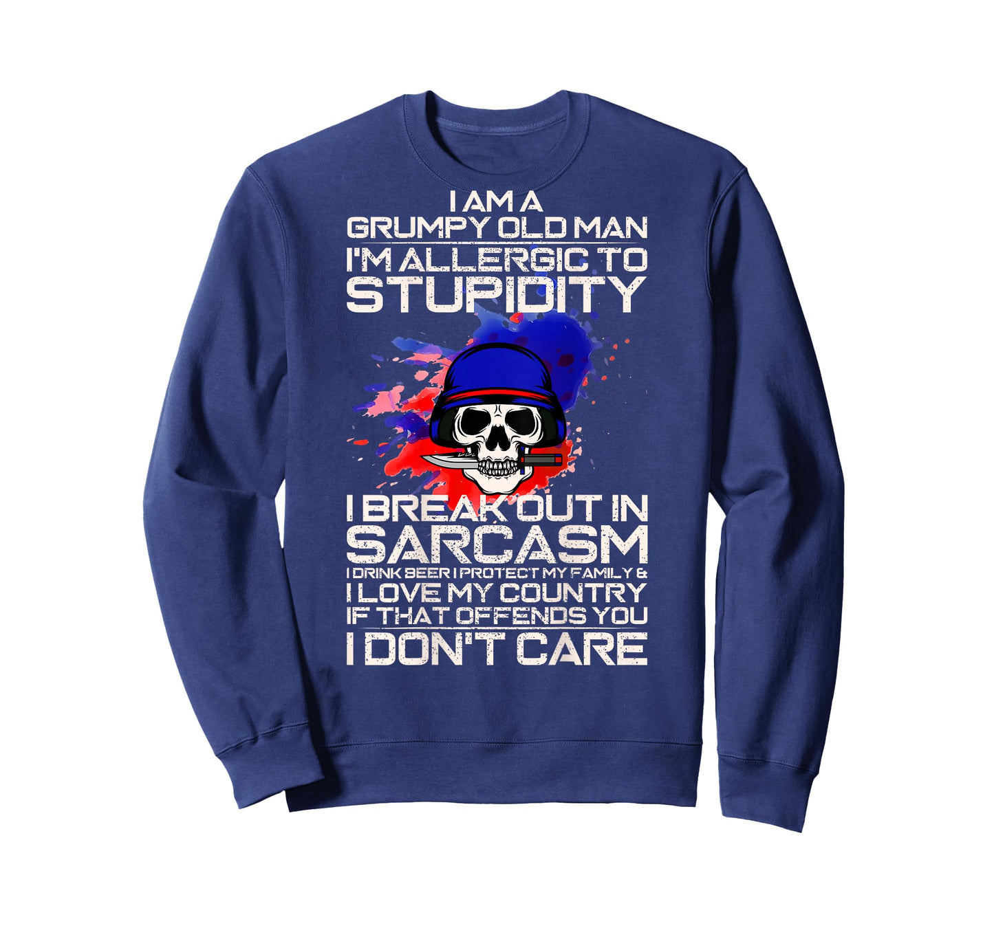 I Am A Grumpy Old Man I'm Allergic To Stupidity, Etc T-Shirt T-Shirt