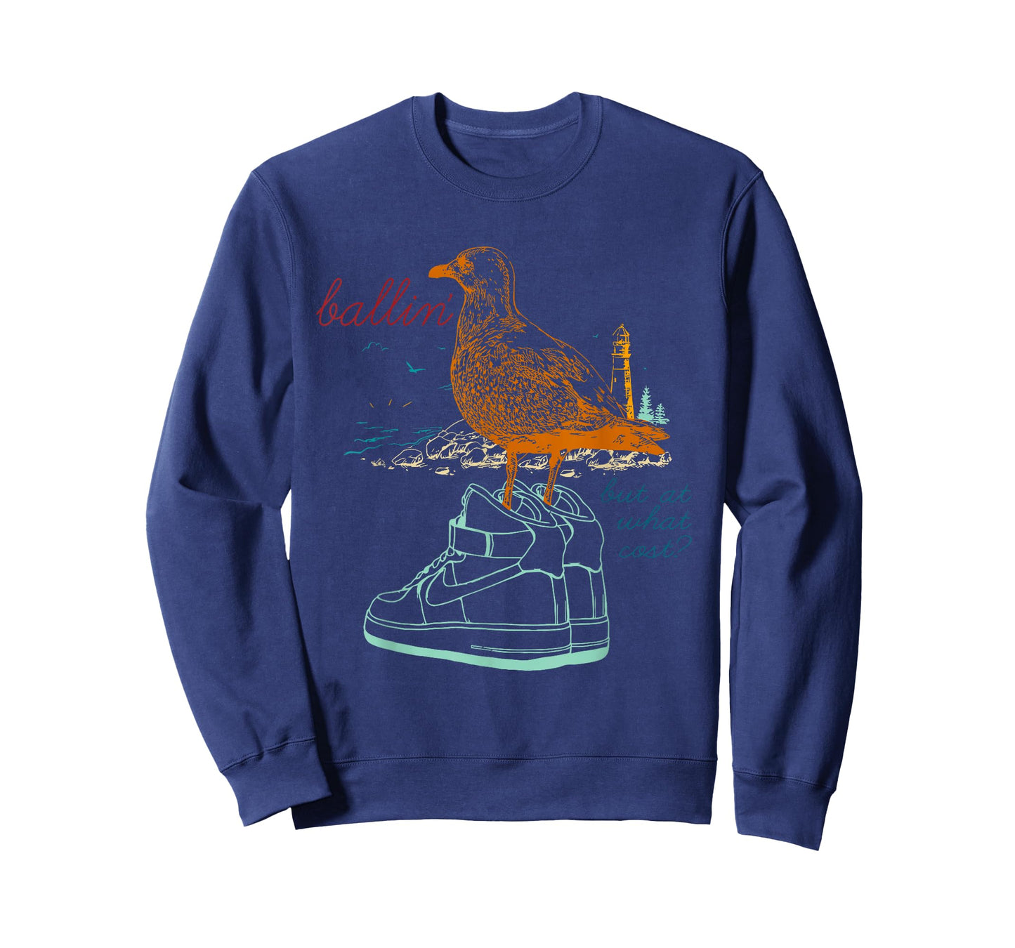 Ballin' But At What Cost Vintage Design T-Shirt