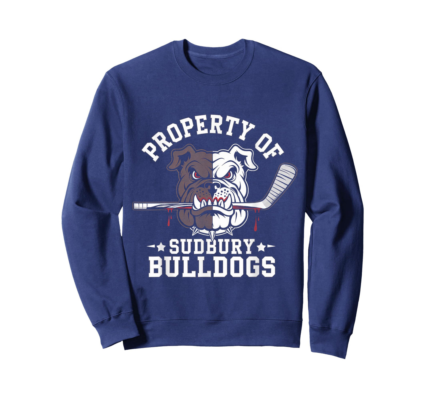 Property of Sudbury Bulldog Funny Hockey Dog Lover Funs T-Shirt