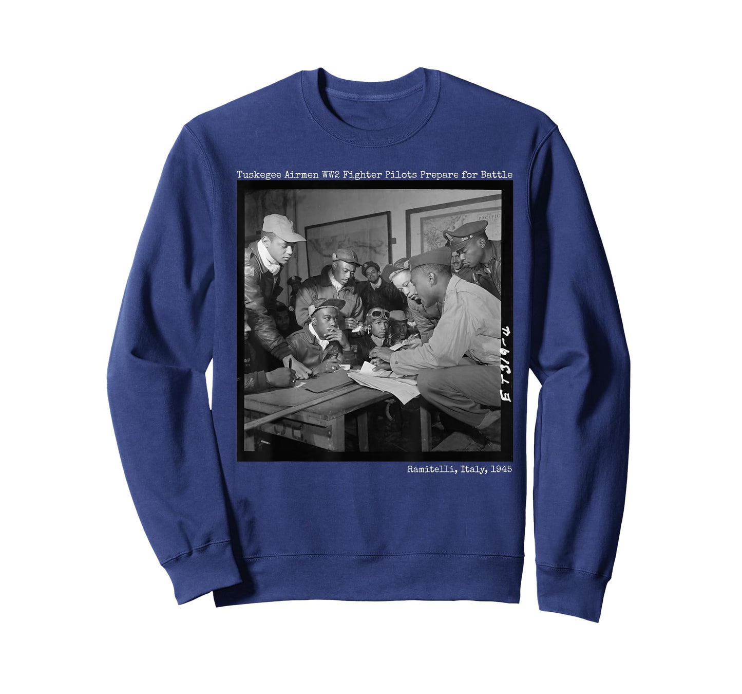 Tuskegee Airmen Preparing for Battle WW2 T-Shirt Small