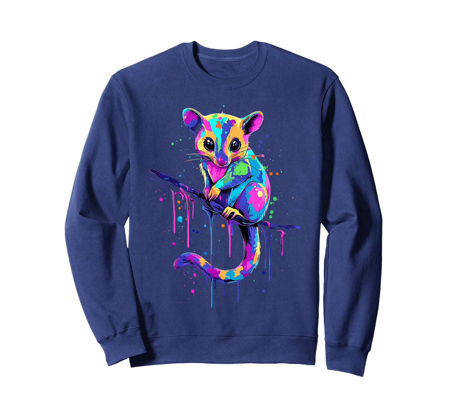 Sugar Glider Lovers Colorful Splash Art Sugar Glider T-Shirt