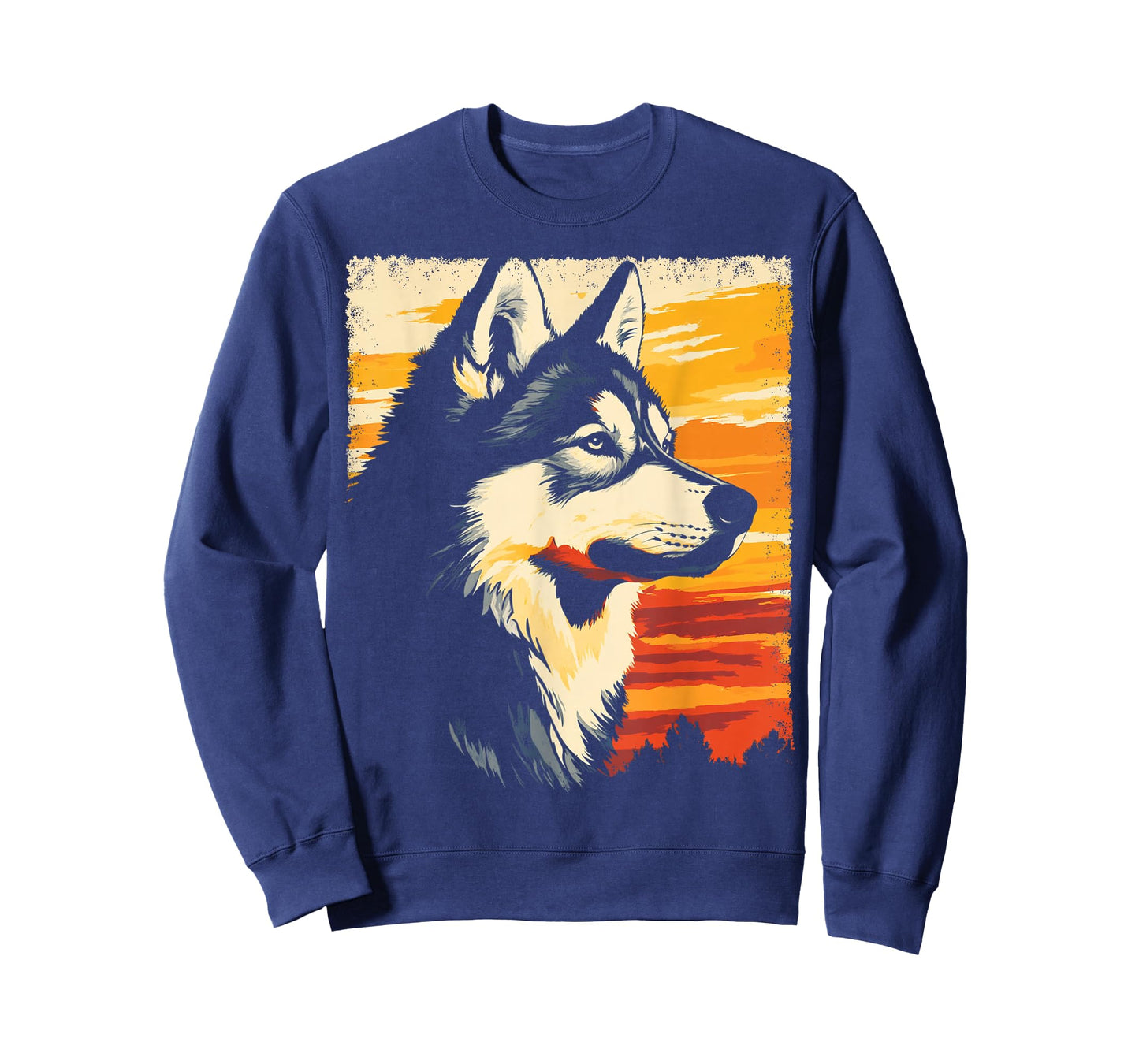 Vintage Siberian Husky Dog T-Shirt