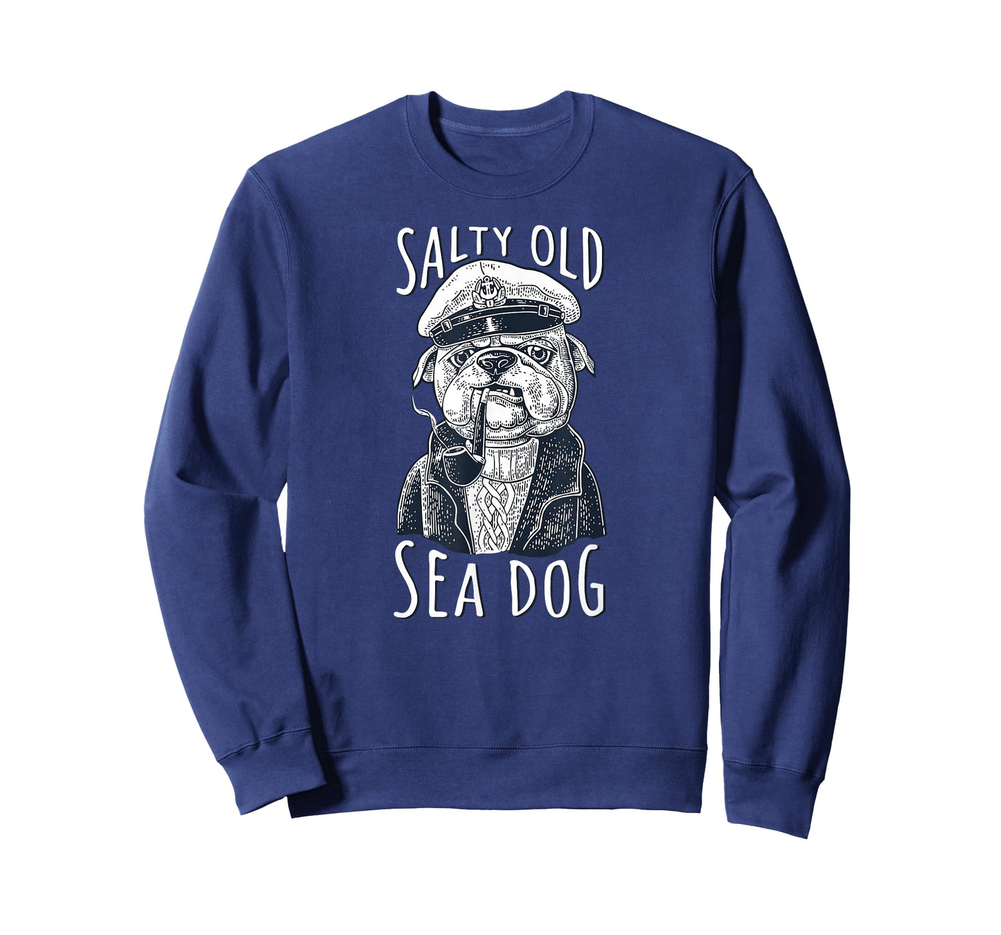 Maritime Dog Salty Old Sea Dog Capitain Nautical T-Shirt