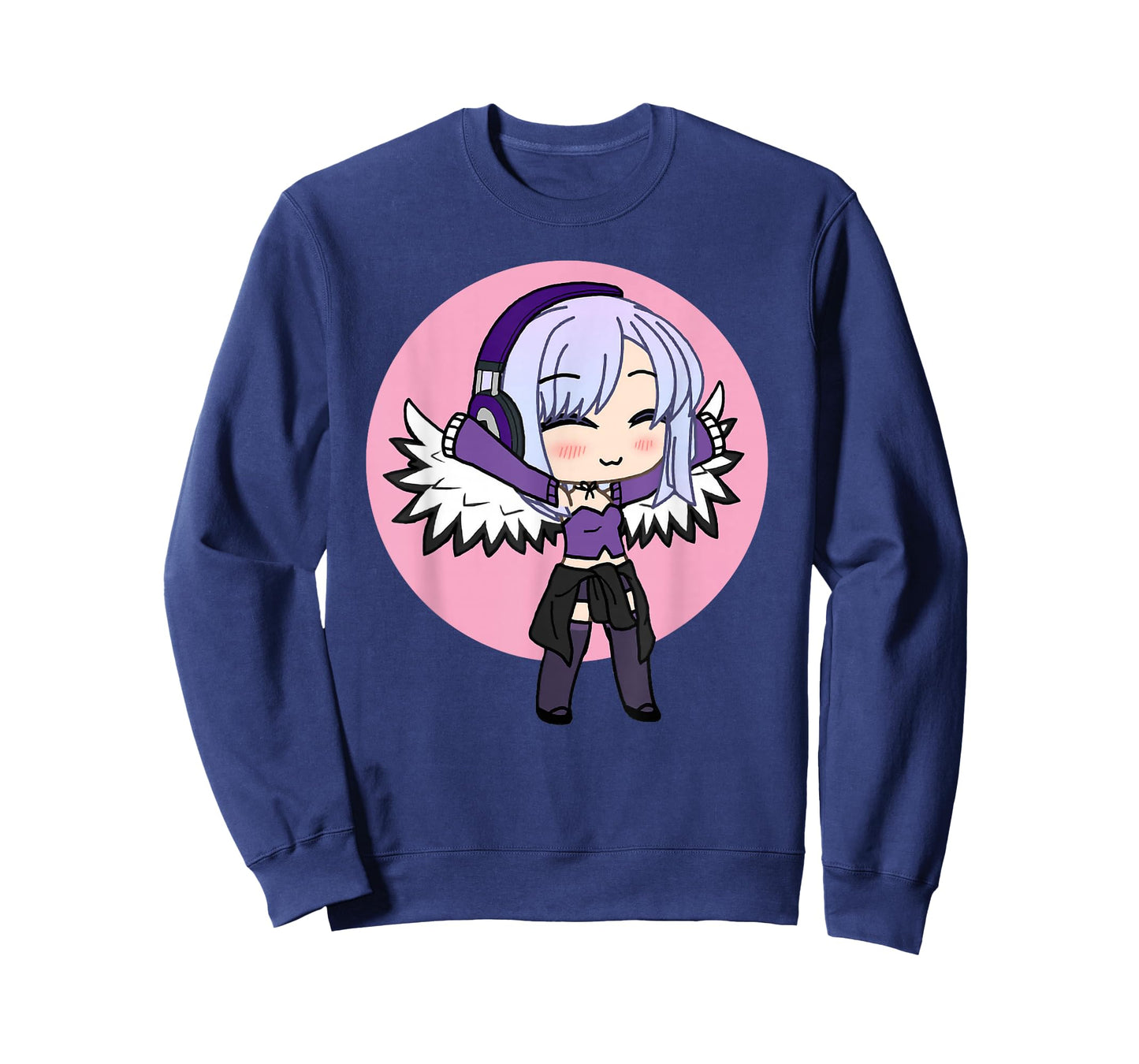 Cute Chibi Style Kawaii Anime Girl with Wings T-Shirt