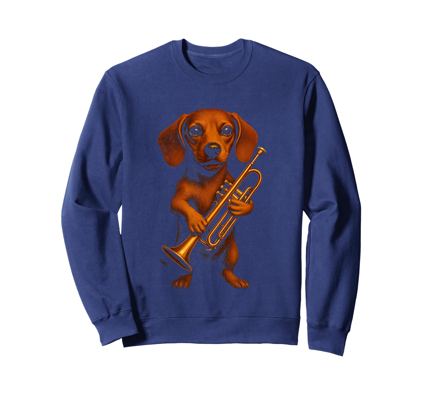 Dachshund Playing Trumpet T-Shirt