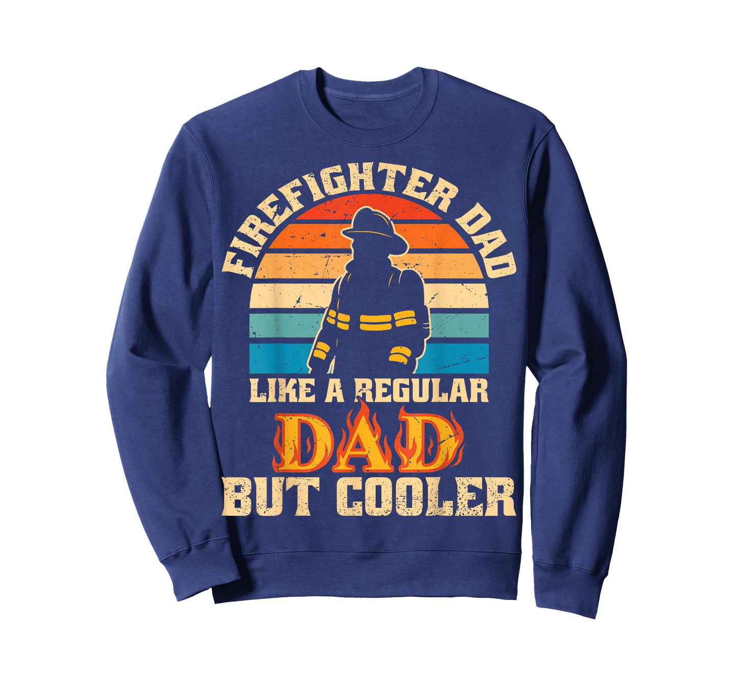 Firefighter Dad Fire Truck Firemen Fire Rescuer T-Shirt