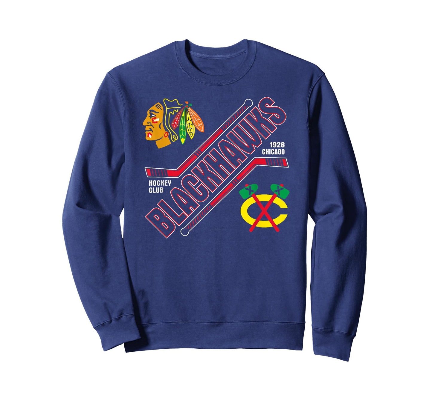 Chicago Blackhawks Force Black Officially Licensed T-Shirt
