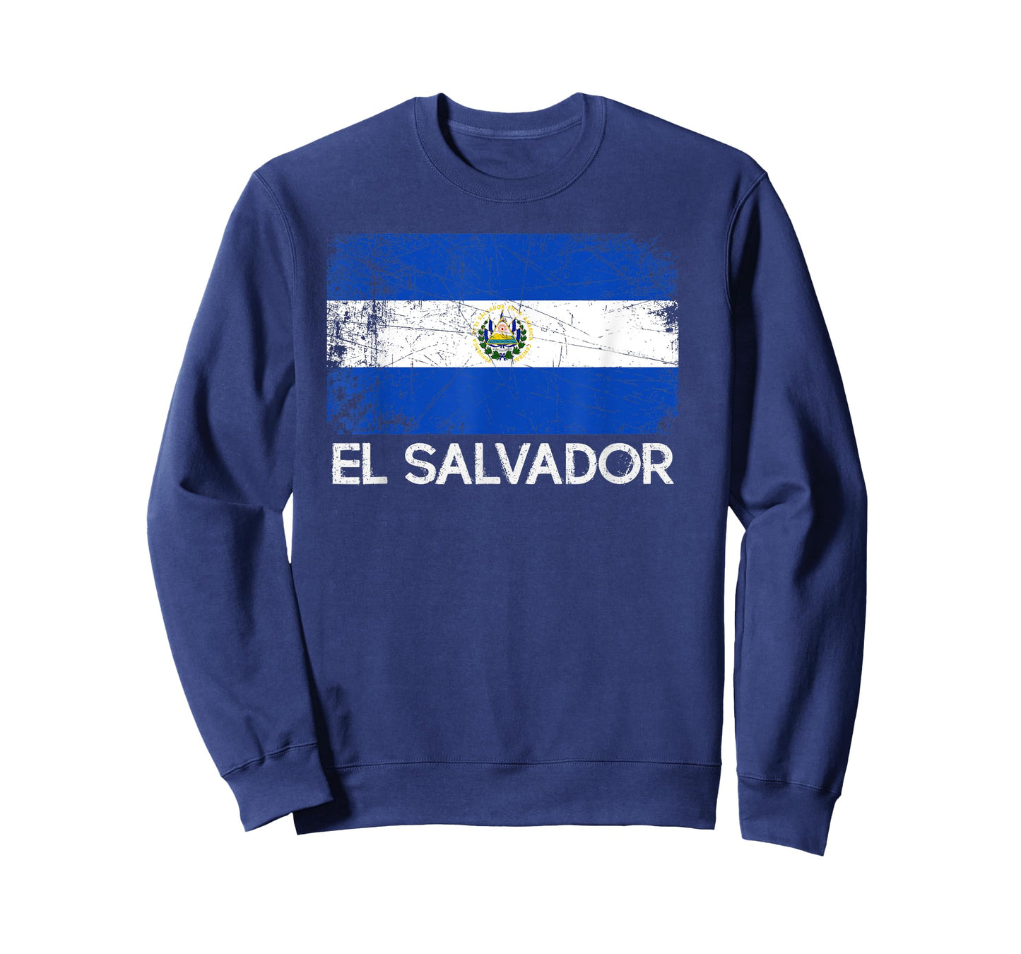 Salvadoran Flag T-Shirt | Vintage Made In El Salvador Gift T-Shirt