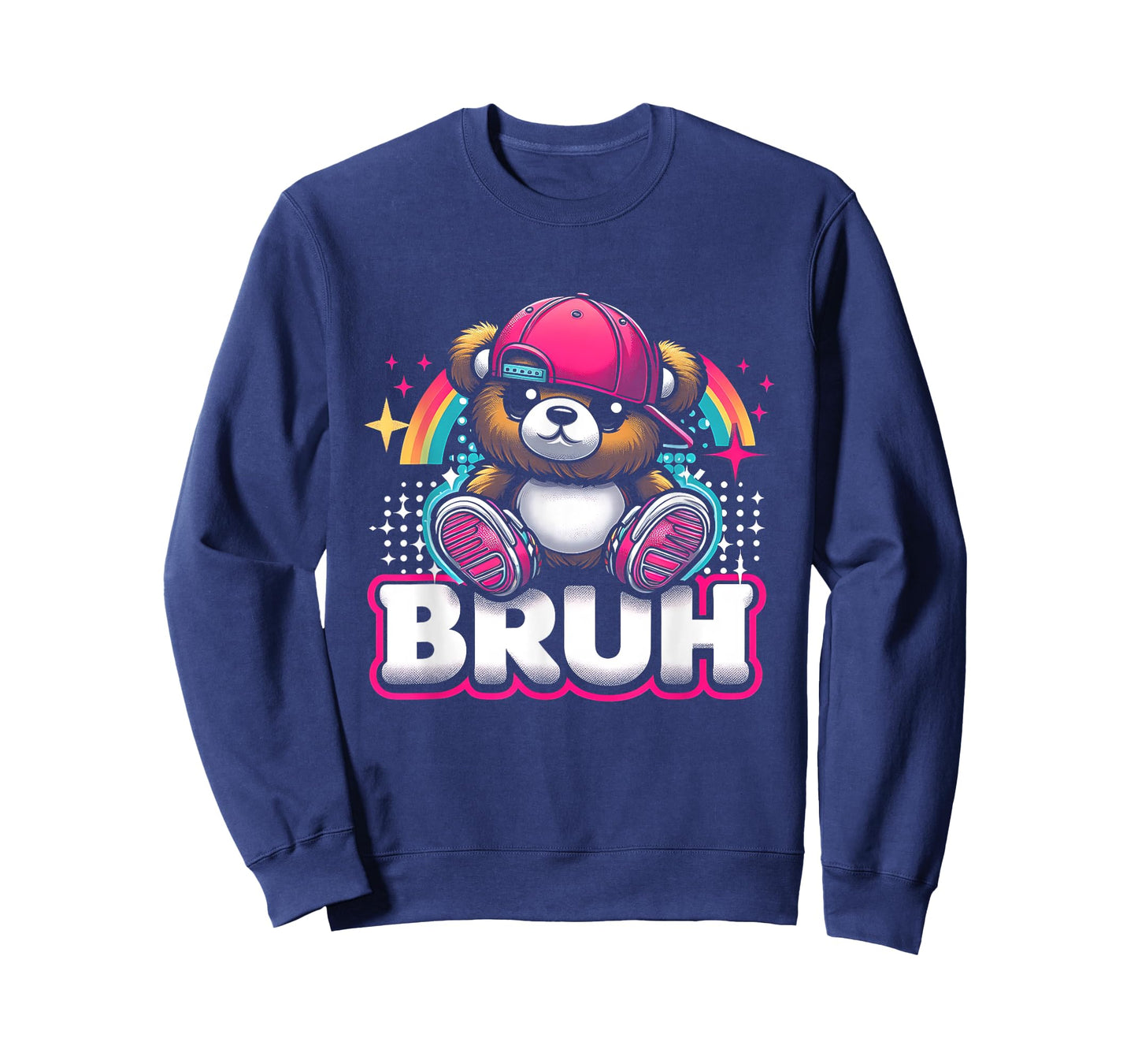 Hip Hop Teddy Bear Bruh Meme Saying Teen Humor T-Shirt