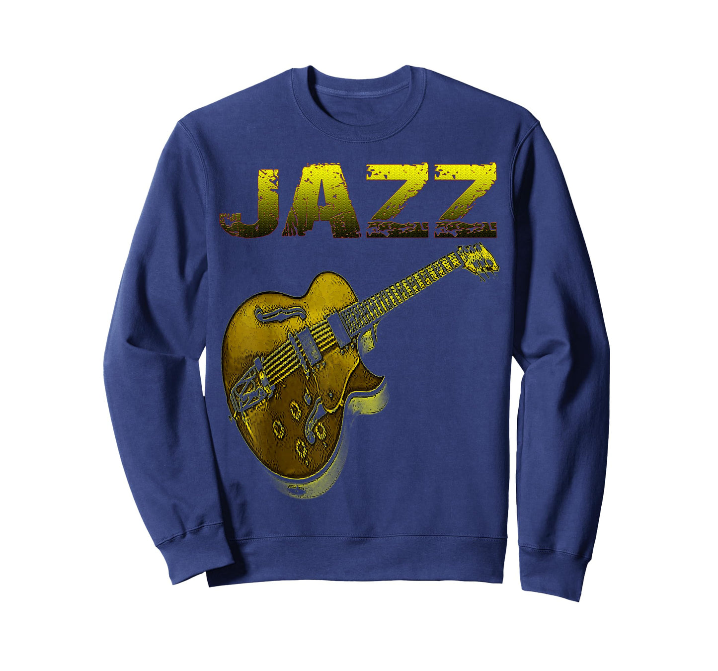 Jazz Vintage Guitar Musician T-Shirt