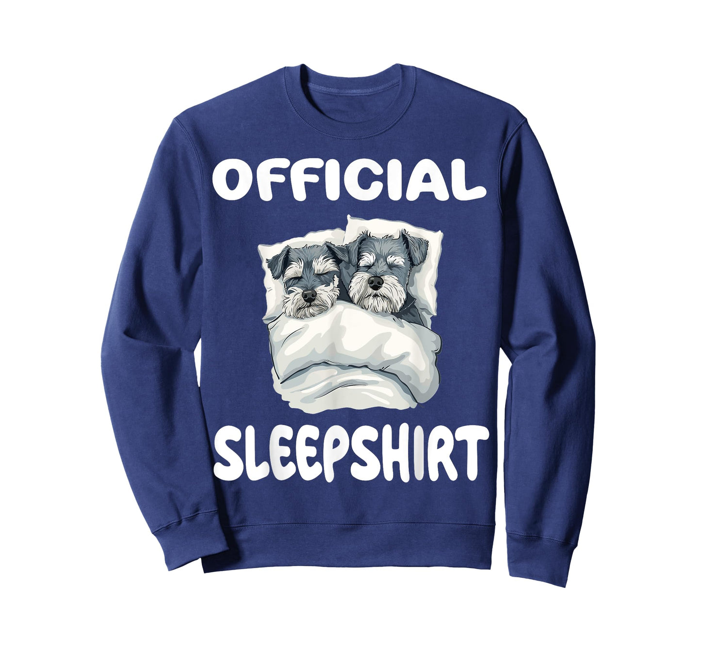 Schnauzer Dog Official Sleepshirt Pajamas Nightgown T-Shirt for Men Women Kids