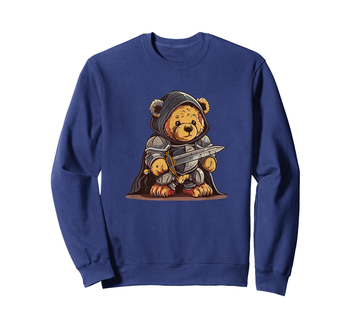 Sword Teddy Bear with Armor for Funny Knights T-Shirt