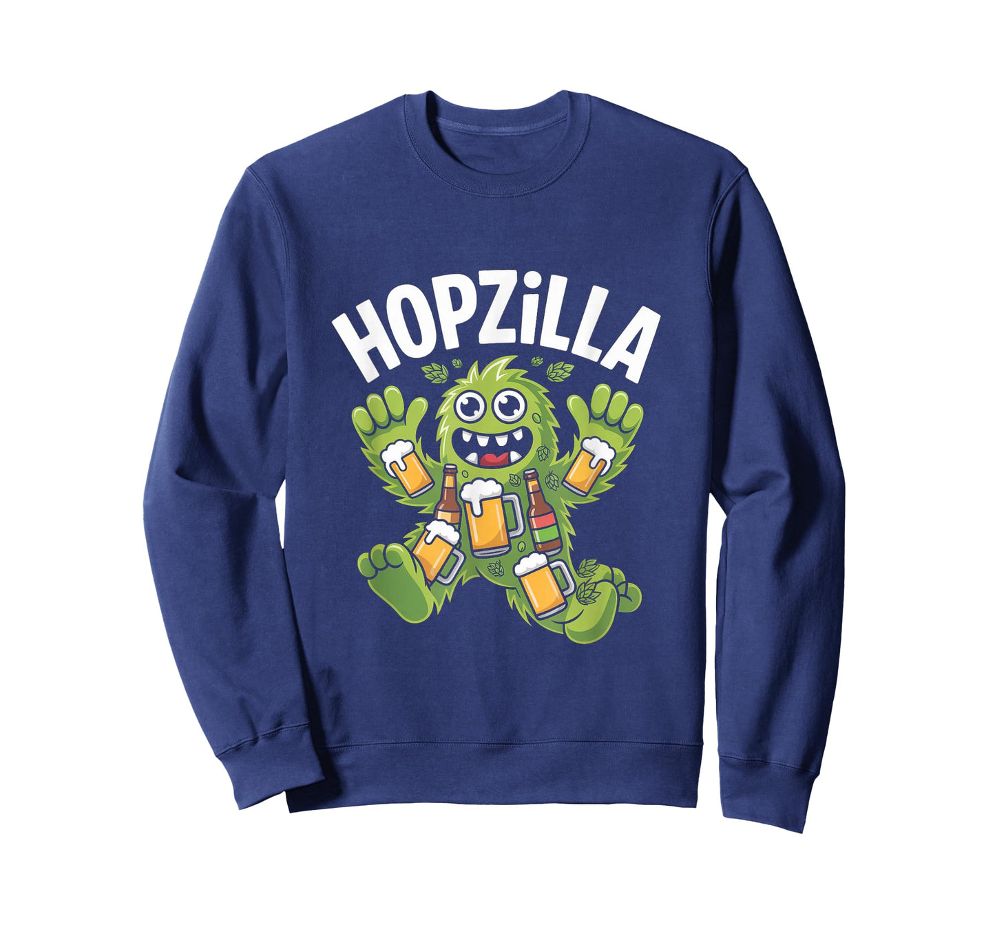 Hopzilla Funny Craft Beer Monster IPA Lover T-Shirt