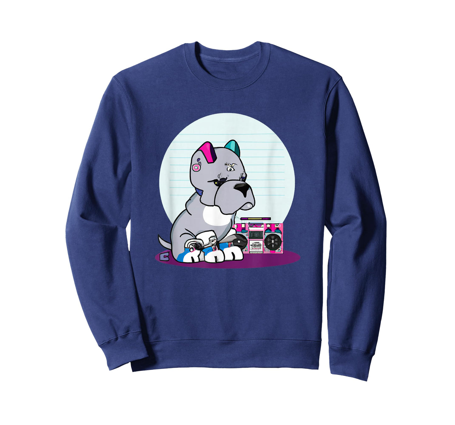 Mens Dog Hip hop Costume T-Shirt