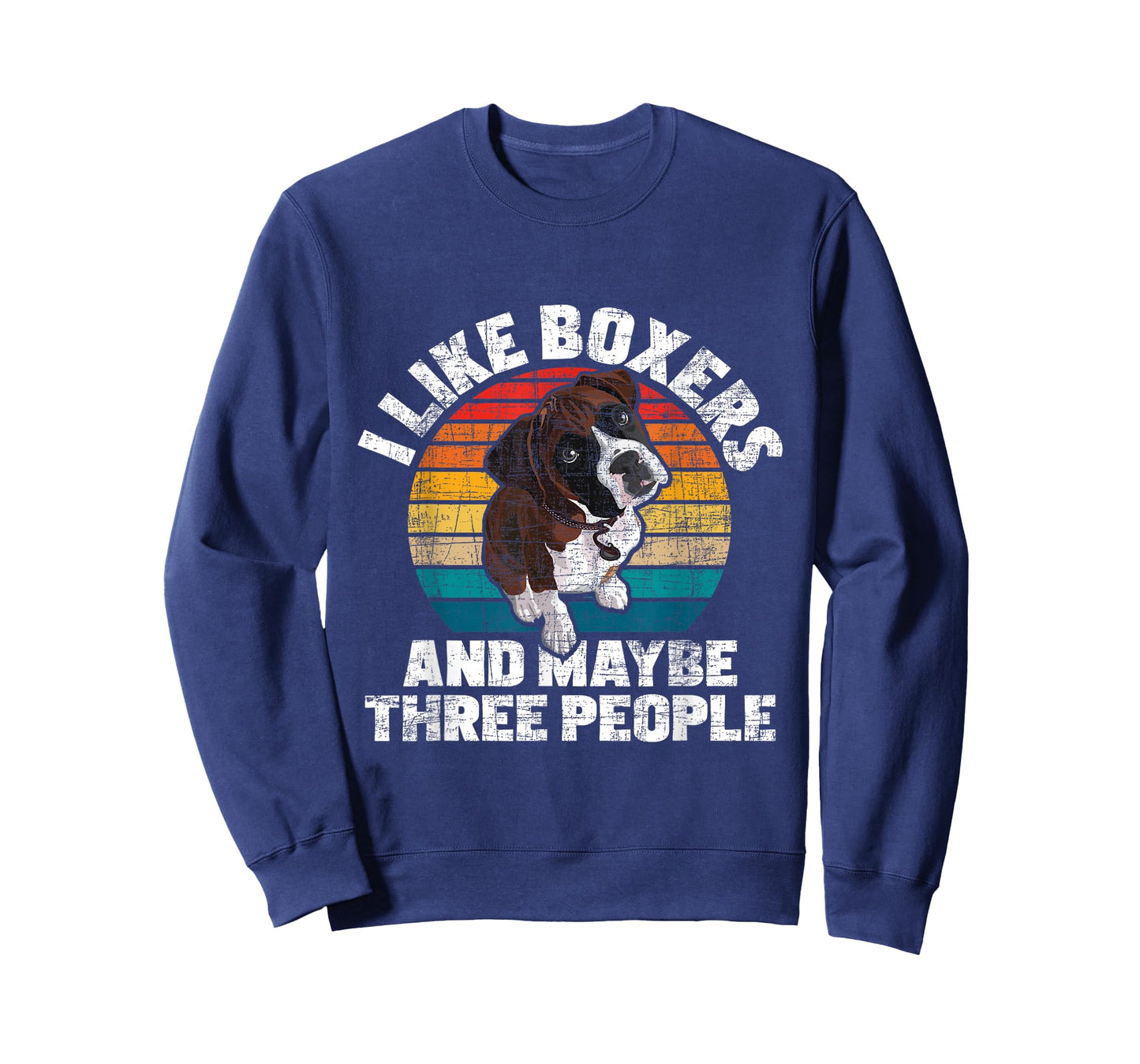 I Like Boxers And Maybe 3 People - Boxer Dog Puppy Trainer T-Shirt for Men Women Girls Kids