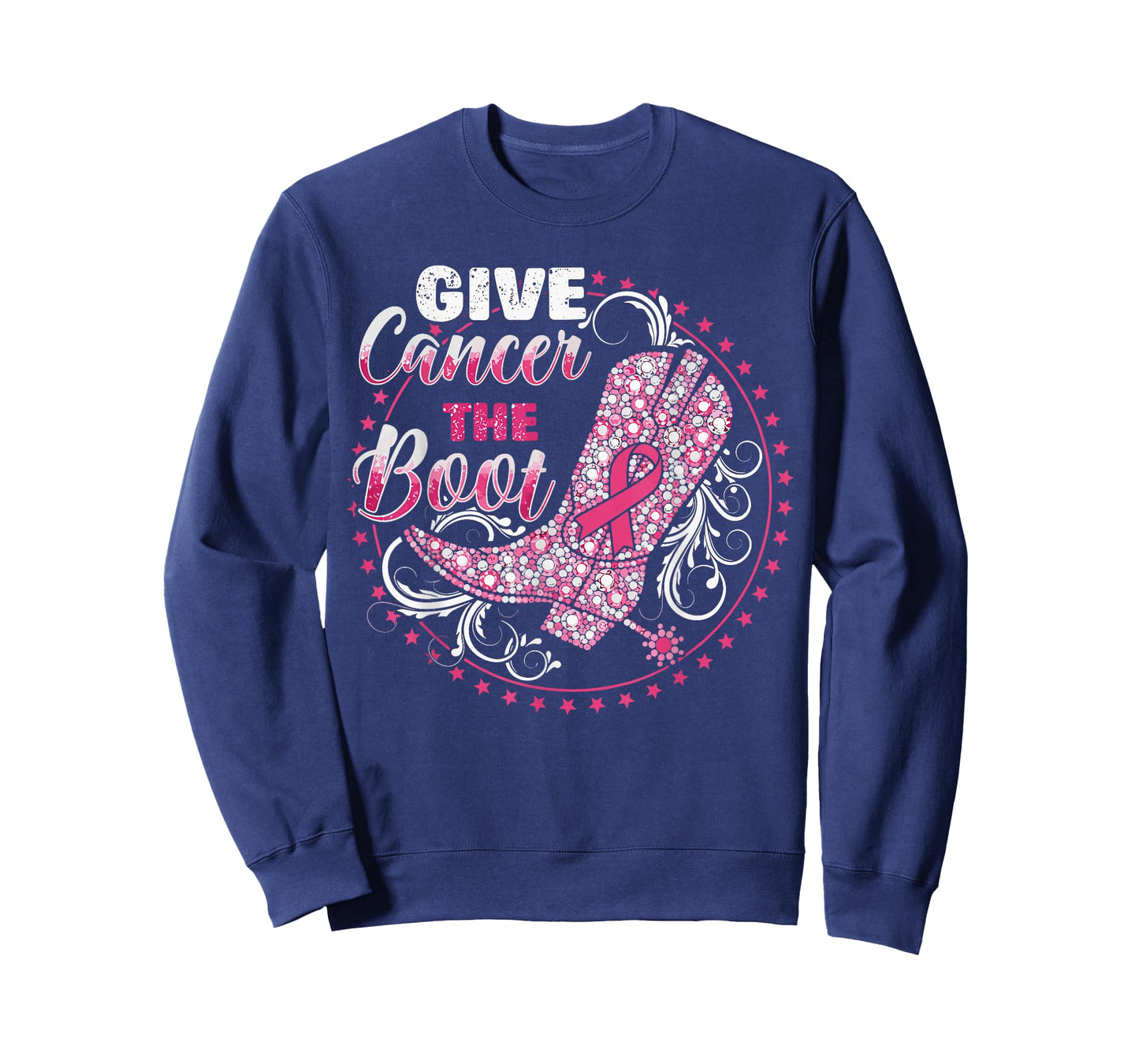 Breast Cancer Shirts for Women, Cowgirl Boots On The Ground T-Shirt
