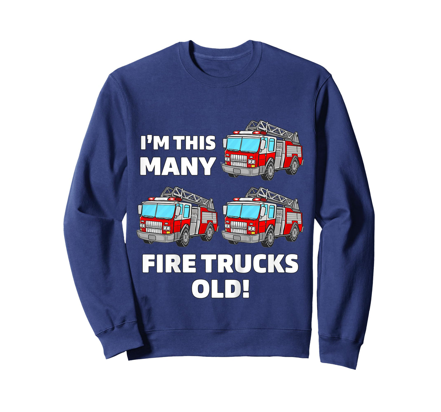 Kids Fire Truck 3rd Birthday Boy Toddler Firefighter 3 Three T-Shirt