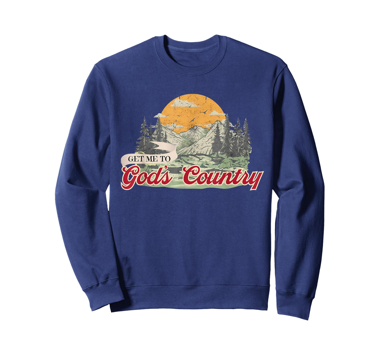 Get Me To God Country Retro T-Shirt